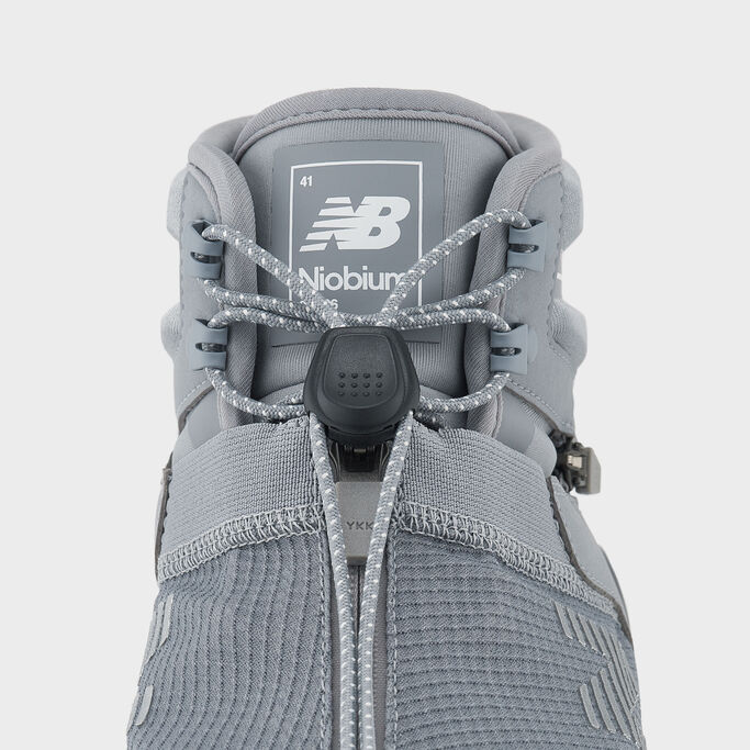 Close up shot of the tongue of the Niobium Concept 1, showing the periodic table graphic.