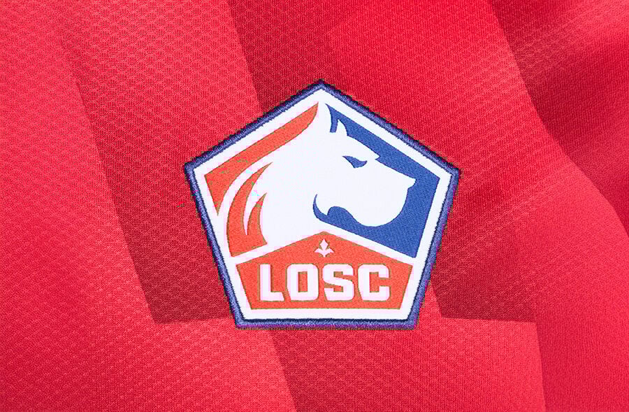 View of LOSC Lille logo.