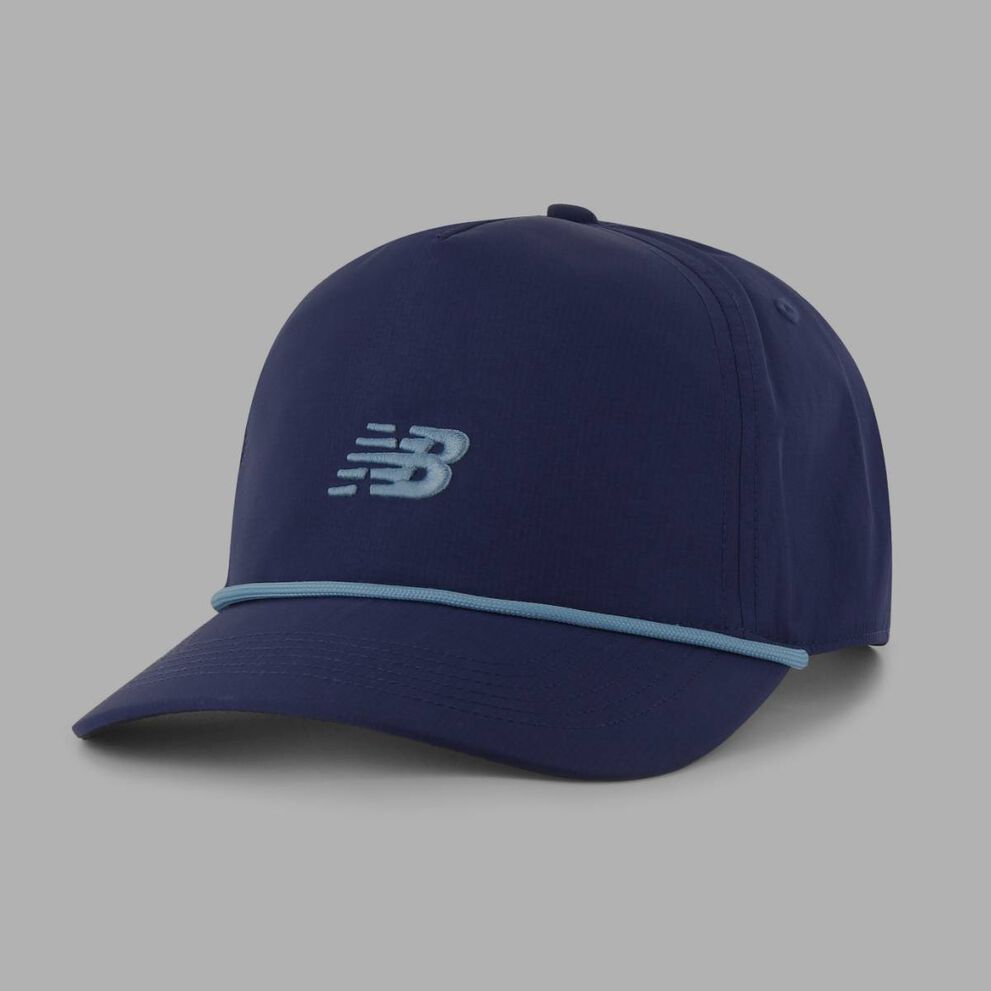 A blue &lsquo;47 hat with the NB logo. 