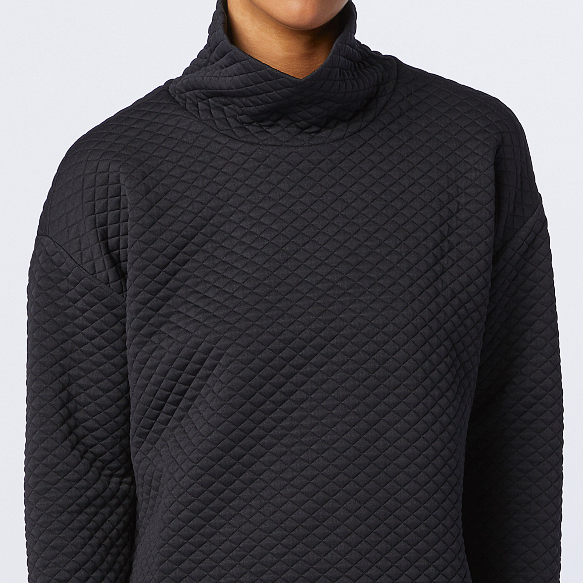 new balance funnel neck sweatshirt