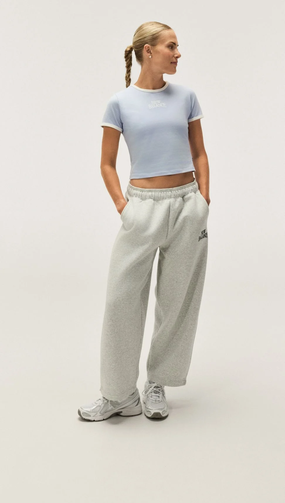 Parker Valby wearing trackside apparel in studio. 