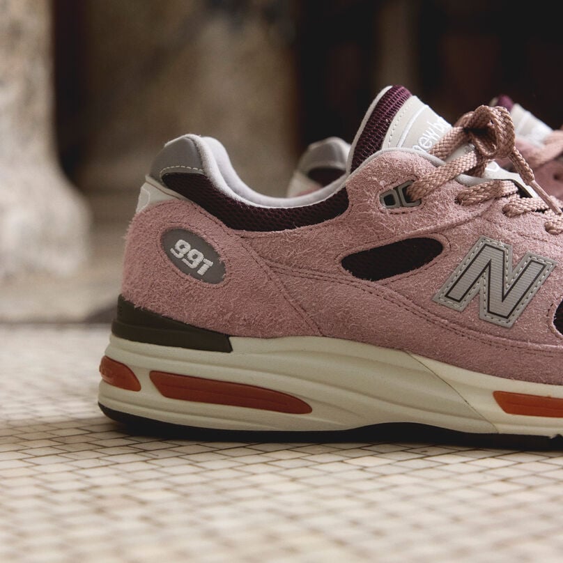 Sneaker New Balance 991 Dusty Pink New Balance X Patta 991 Dusty