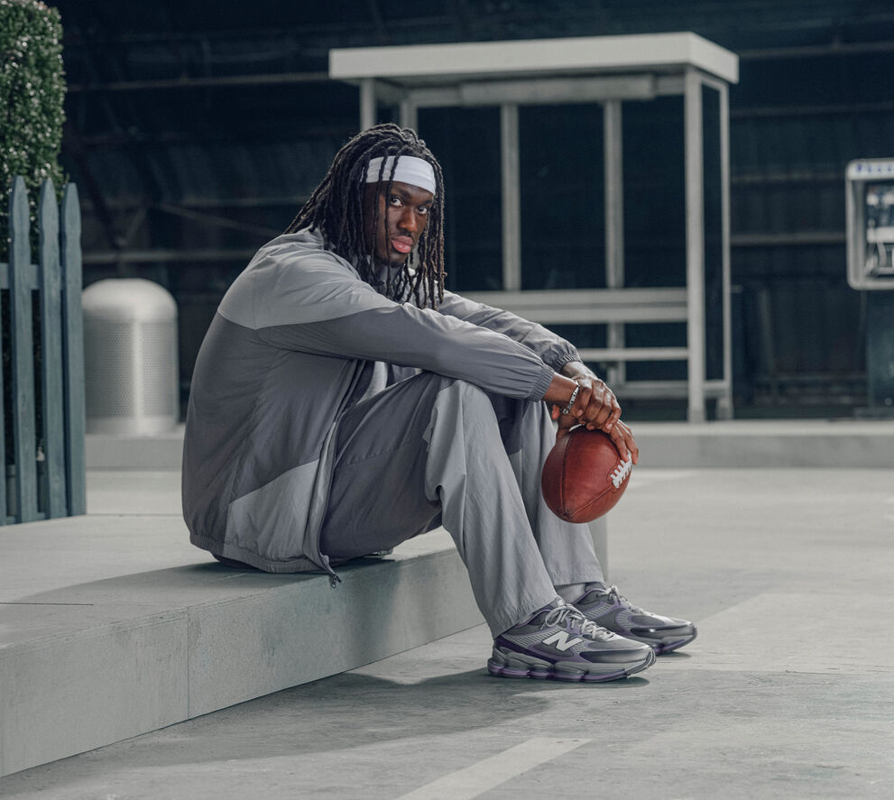 Marvin Harrison Jr. wearing ABZORB 2000 for Grey Days