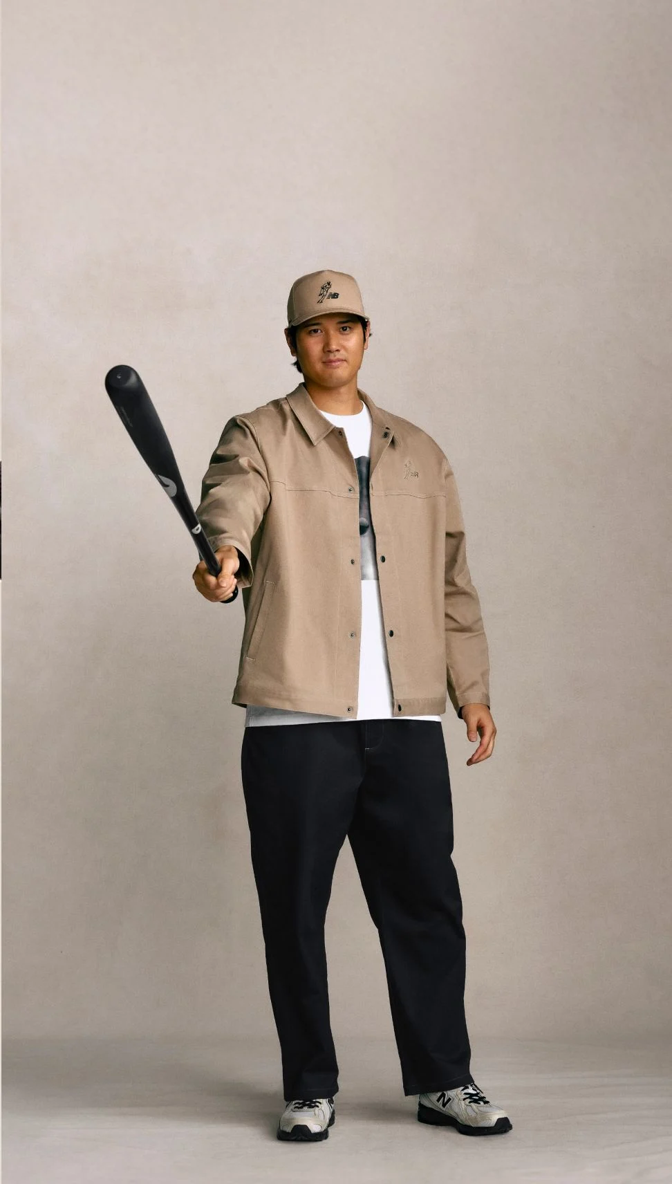 Shohei Ohtani wearing 2026 Shohei Ohtani Signature Collection apparel and footwear.