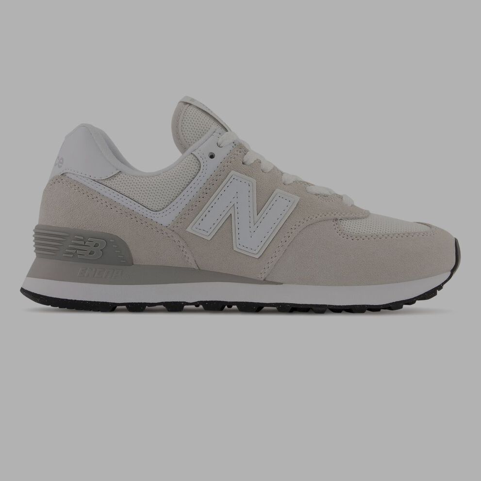 A grey 574 shoe.