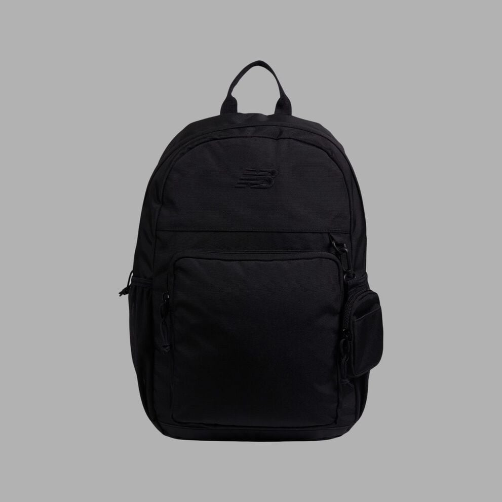 Black New Balance backpack.
