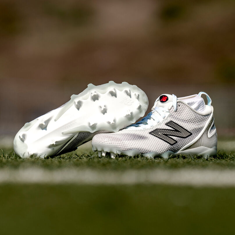 New Balance FreezeLX‎ v5 FREEZTW5 Sneaker Unisex White Turf Lacrosse M 8.5 W 10 new-balance-freezelx-5-box-  main image 4