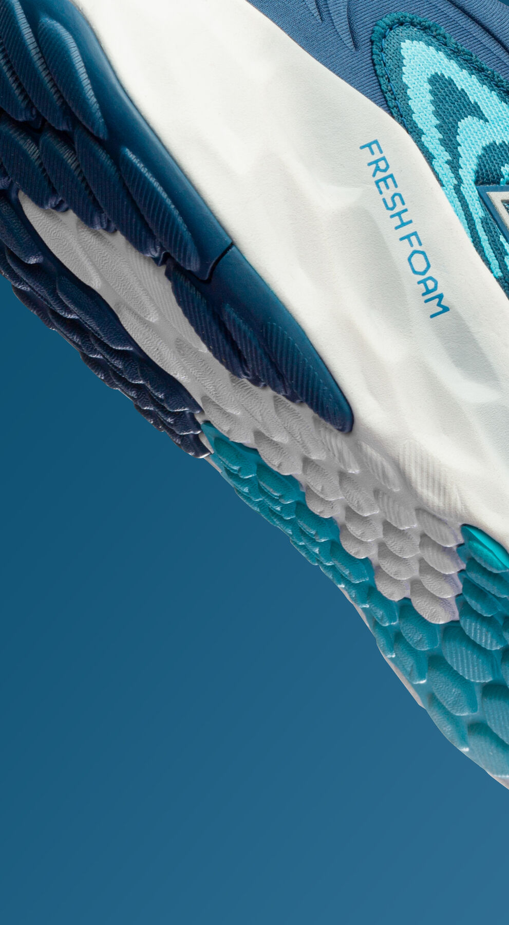 Detail shot of Fresh Foam midsole 