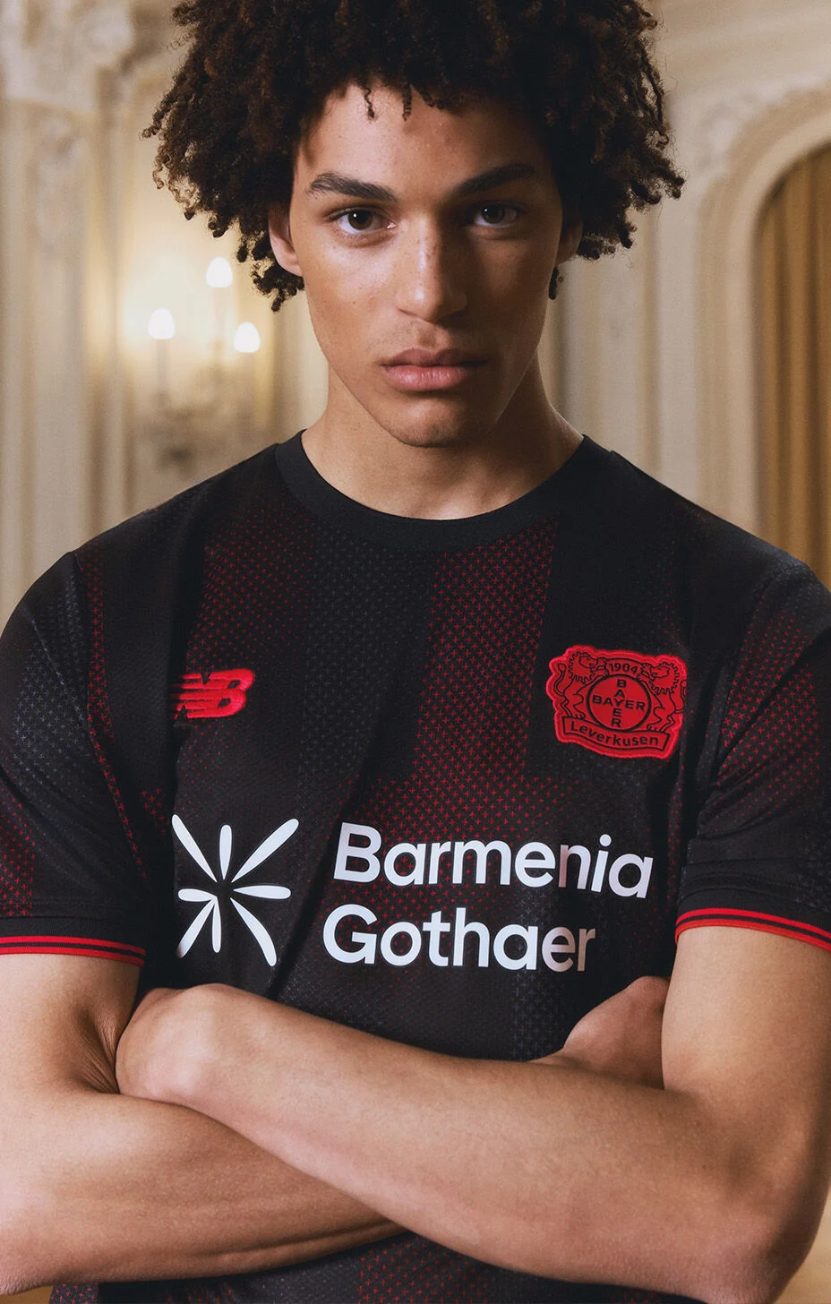 Young man in Bayer uniform.