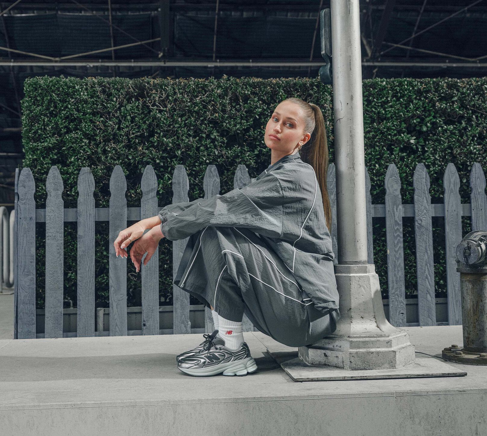 Jordyn Huitema wearing ABZORB 5030 for Grey Days