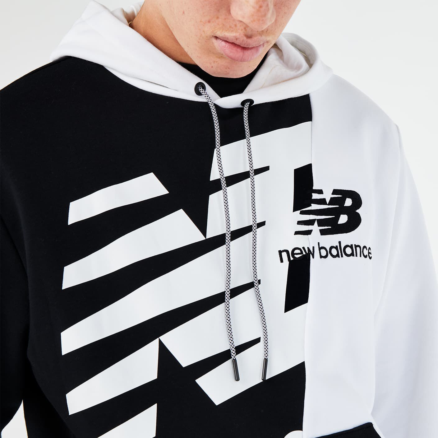new balance white sweatshirt