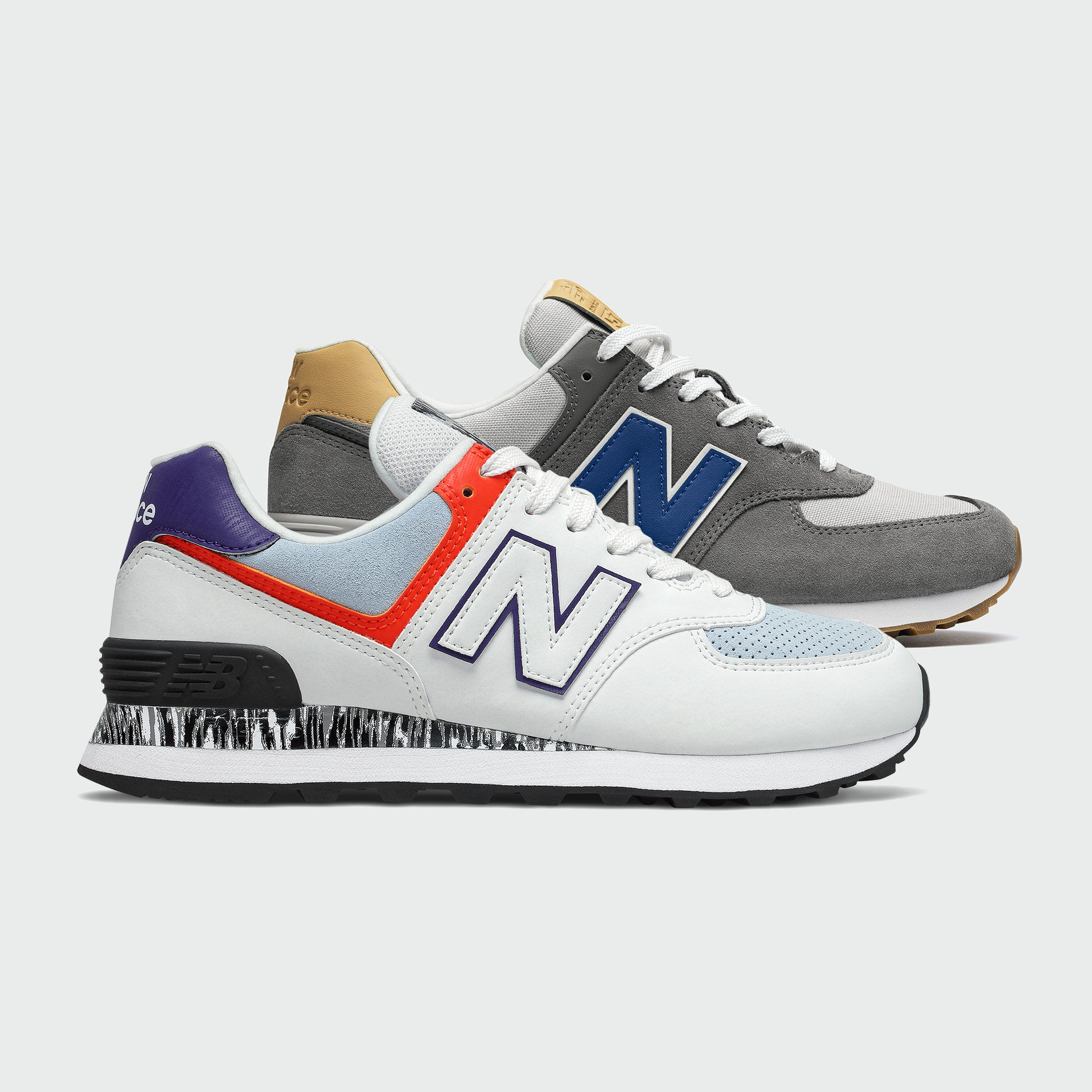 New balance 574 femme multicolore clearance