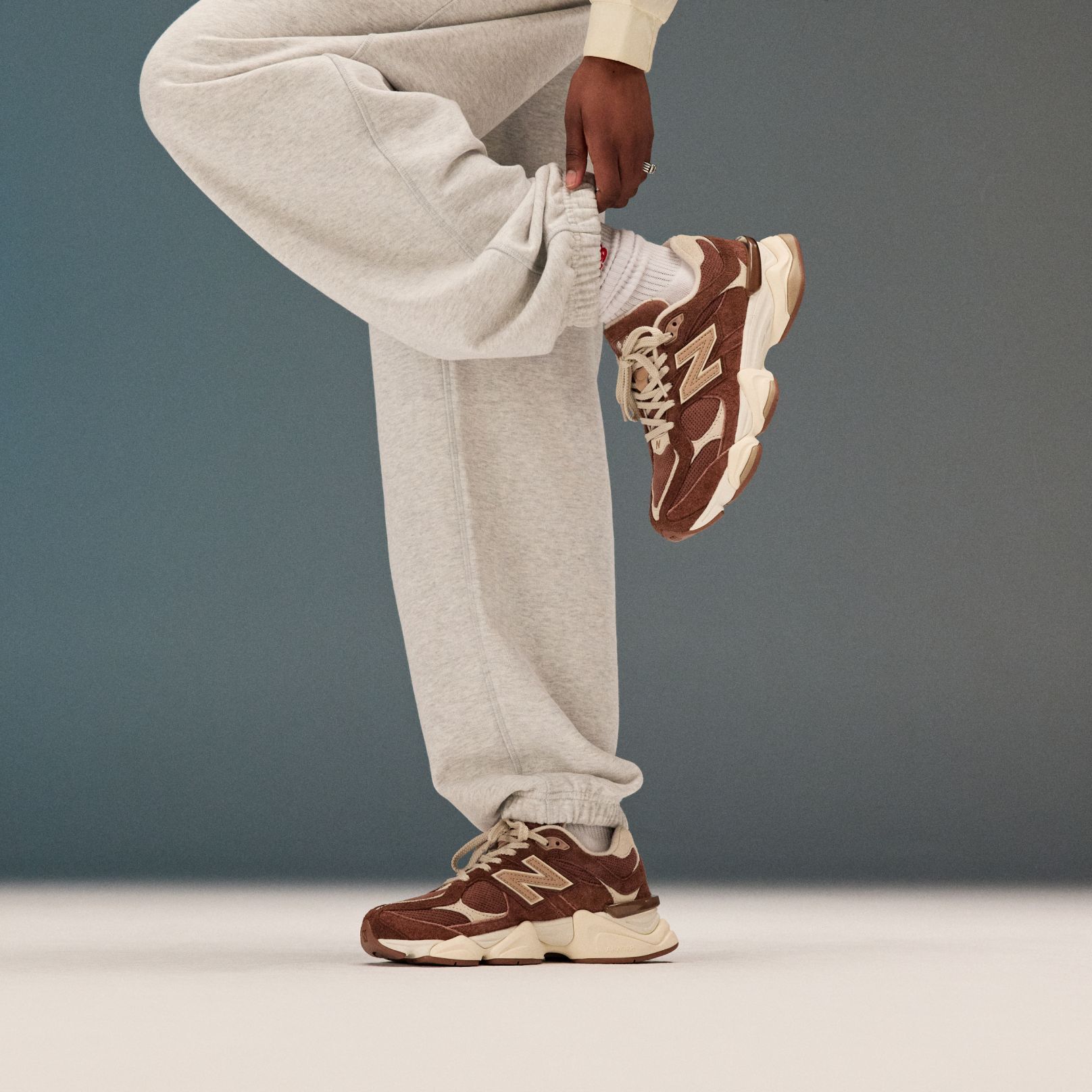 Side profile shot of shoe on figure 