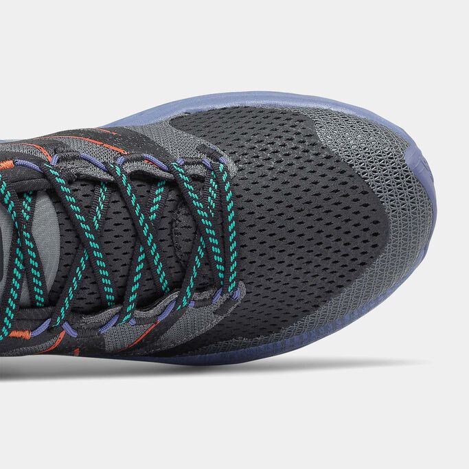 Detail featuring the laces and toe box