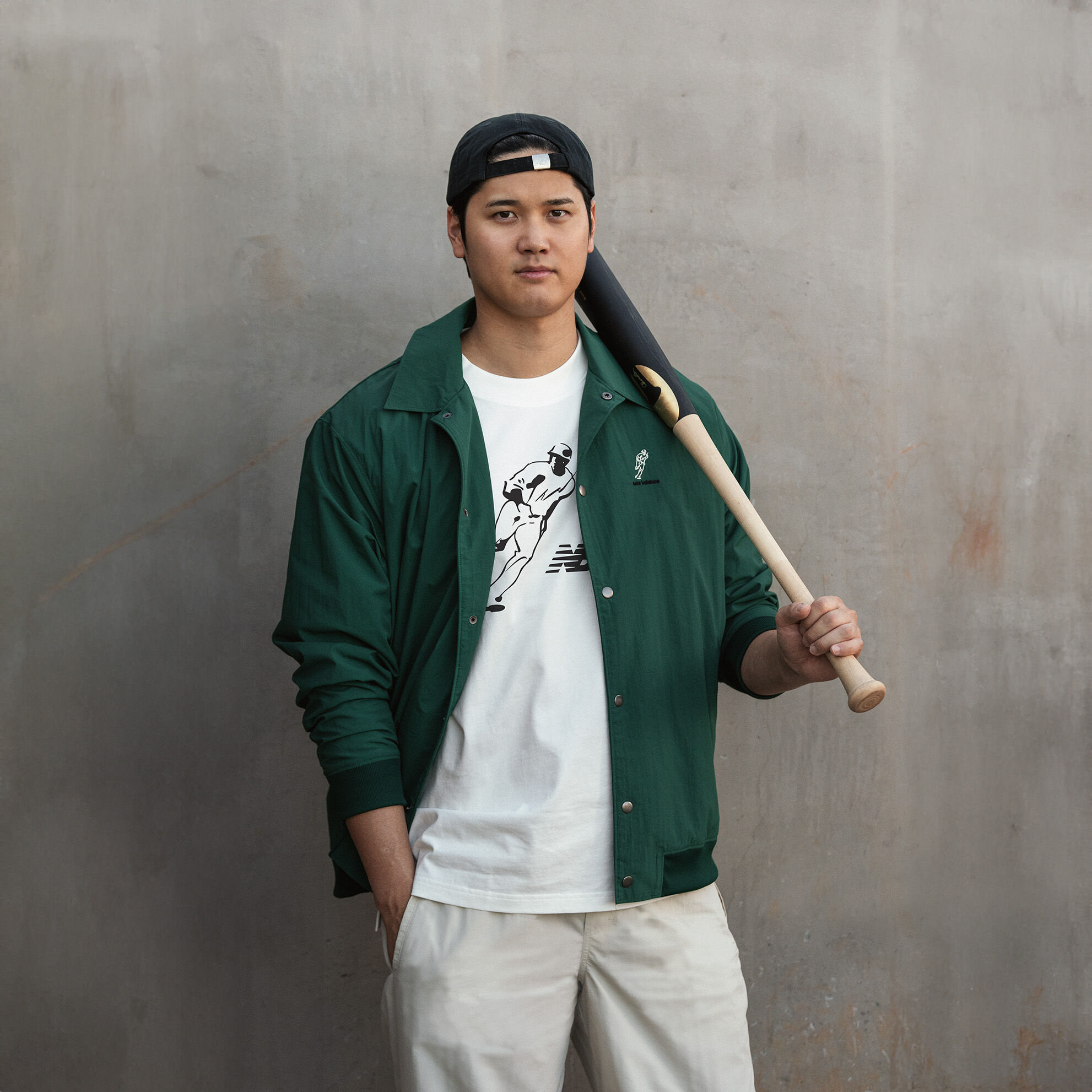 Ohtani Short Sleeve French Terry Hoodie New Balance