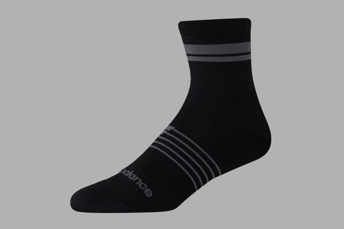 A single NB black sock. 