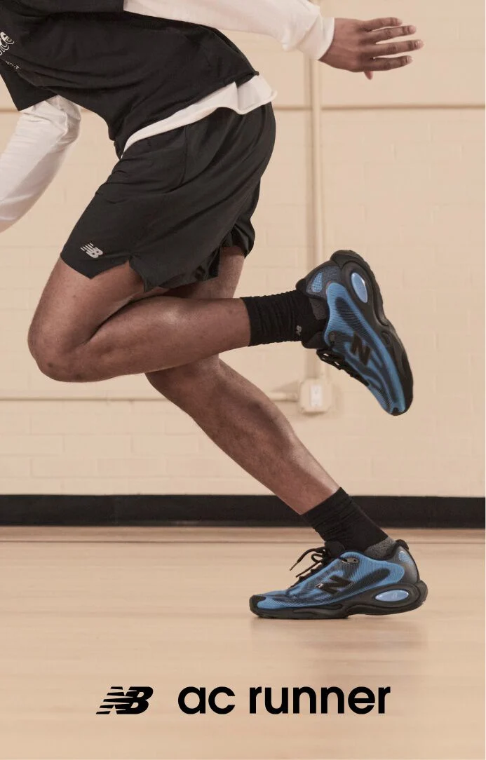 Darius Garland wearing new black and blue AC Runners