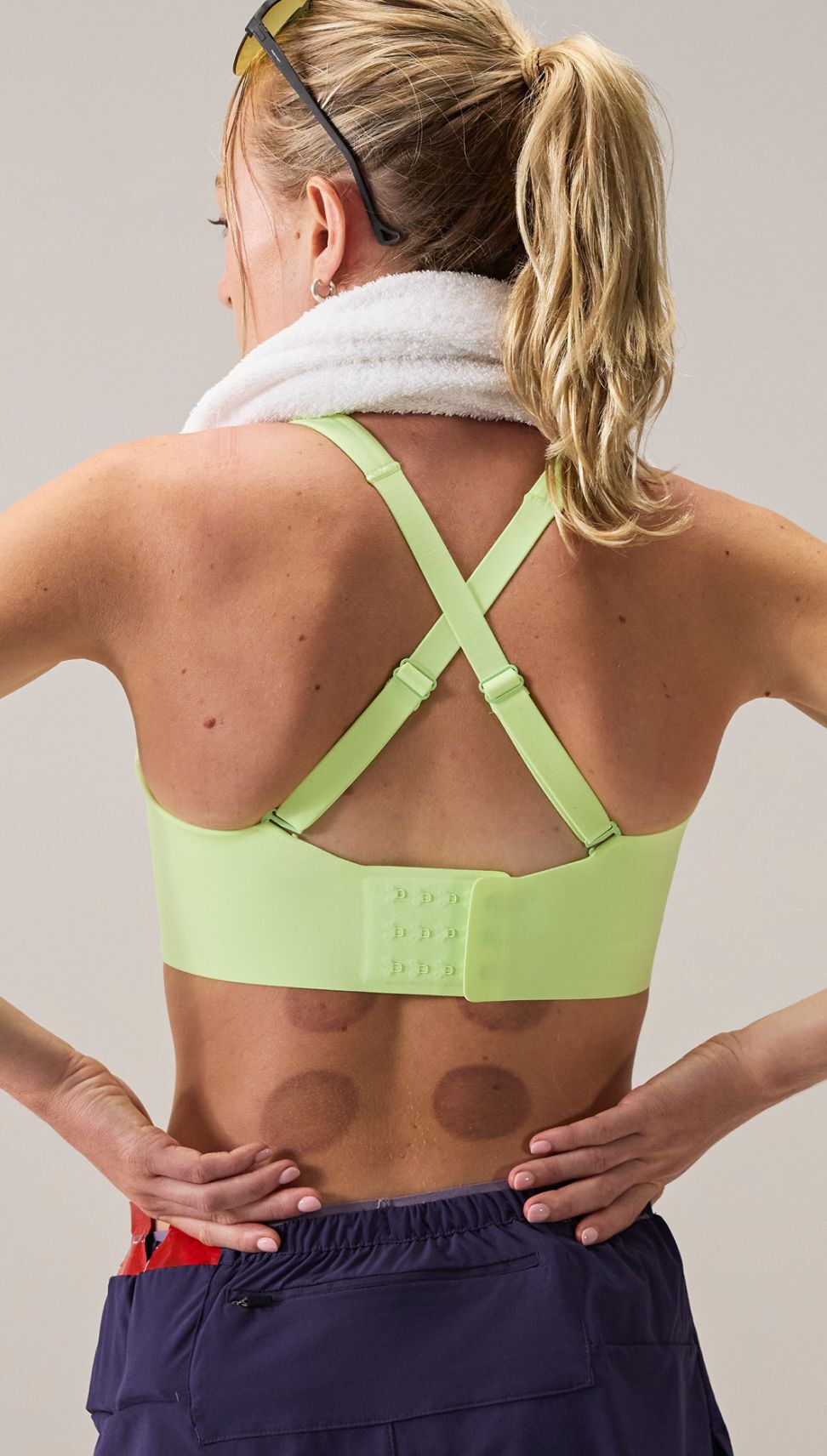 Detail shot of RC apparel. 