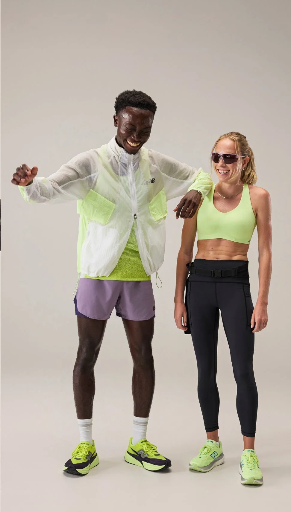 Tinoda Matsatsa and Margot Appleton wearing RC apparel. 