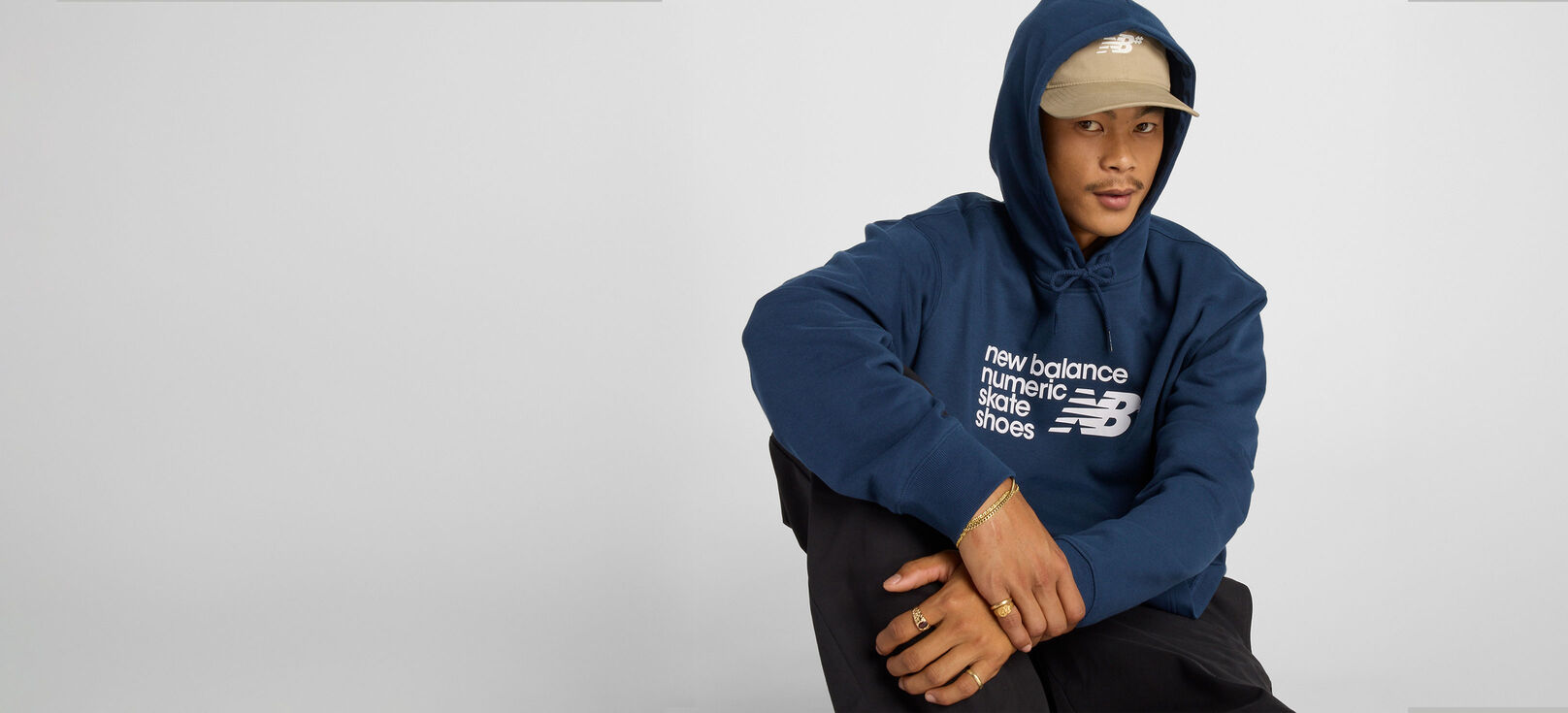 Skateboarder Patrick Praman wearing a Numeric hoodie.