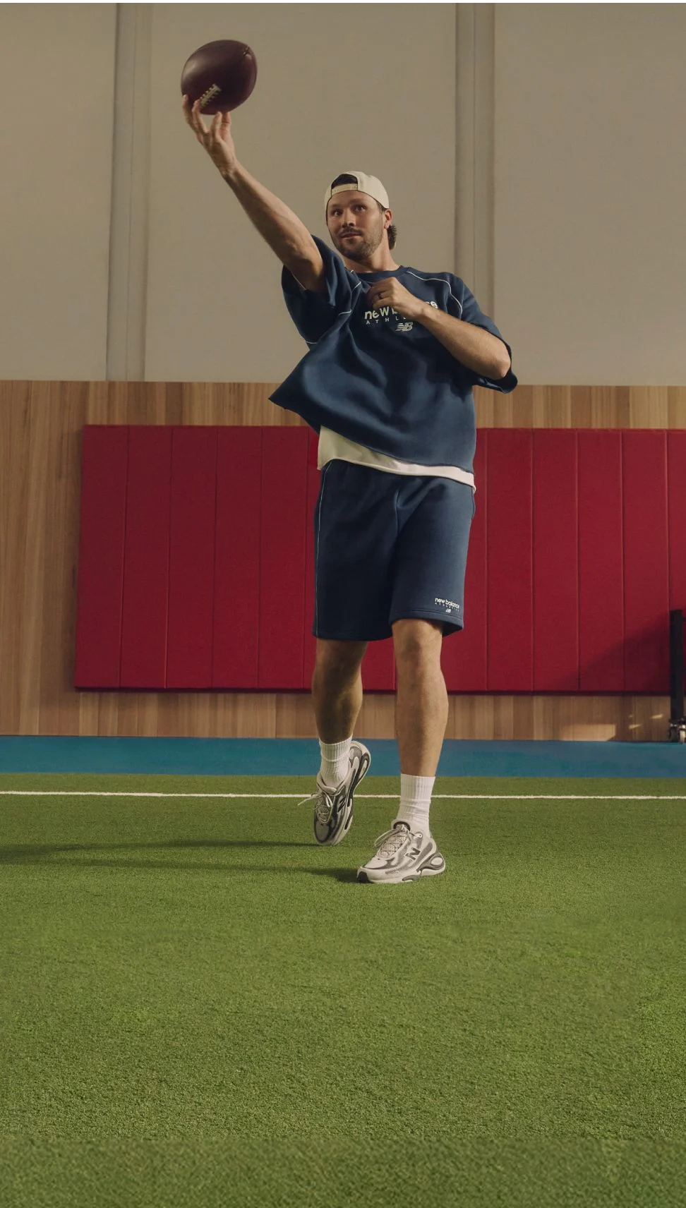 Josh Allen wearing AC Runner.
