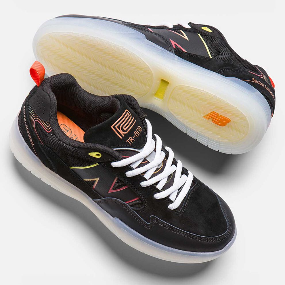 A pair of Tiago Lemos x Roland 808 Lite shoes in studio. 