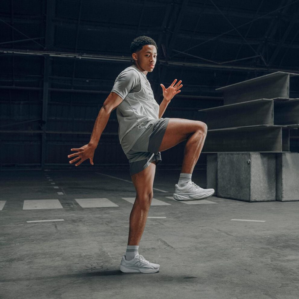 Quincy Wilson wearing the FuelCell Rebel for Grey Days