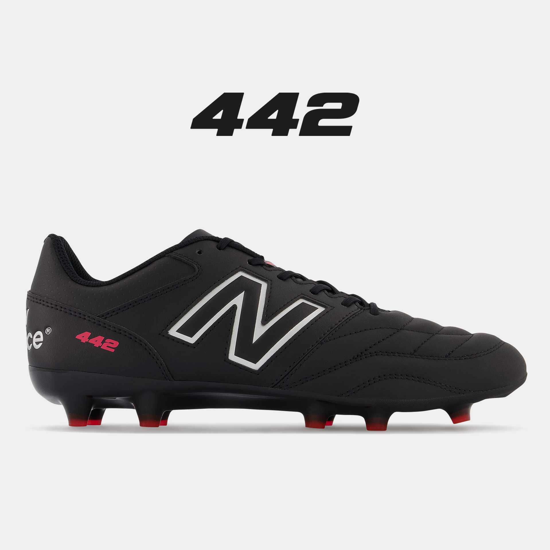 Studio side shot of the 442v2 boot.