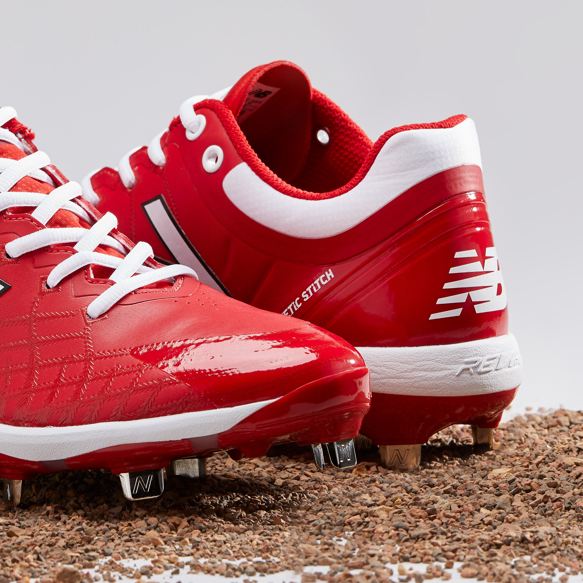 red new balance cleats